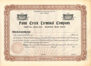 Paint Creek Terminal Co.